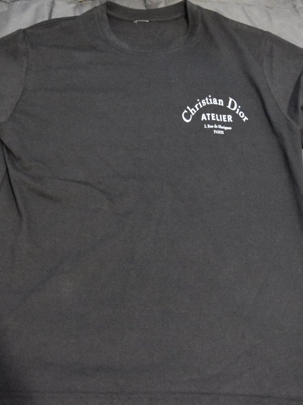 Christian Dior Paris Black Tee Shirt Size M